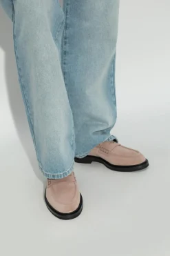 Dolce & Gabbana PINK Suede shoes type loafers