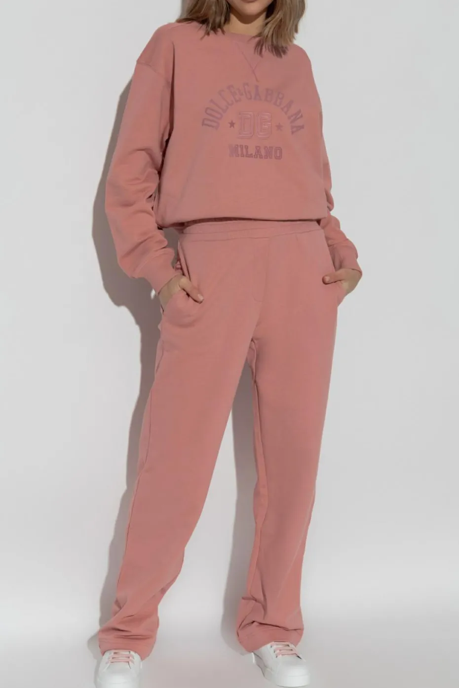 Dolce & Gabbana PINK Sweatshirt with Logo