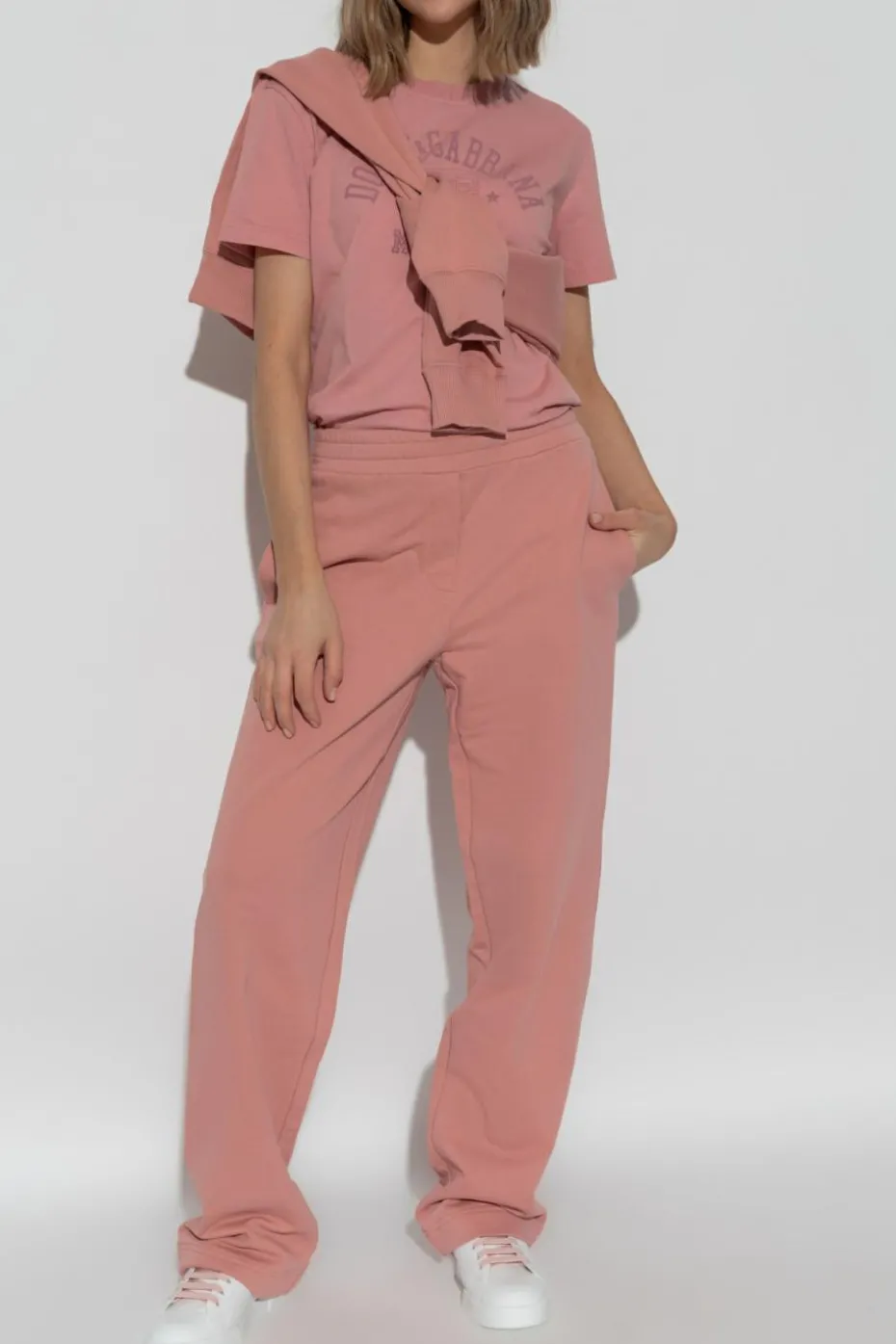 Dolce & Gabbana PINK T-shirt with logo