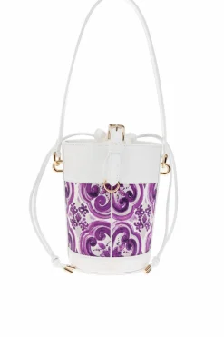 Dolce & Gabbana PURPLE Capri shoulder bag, bucket type