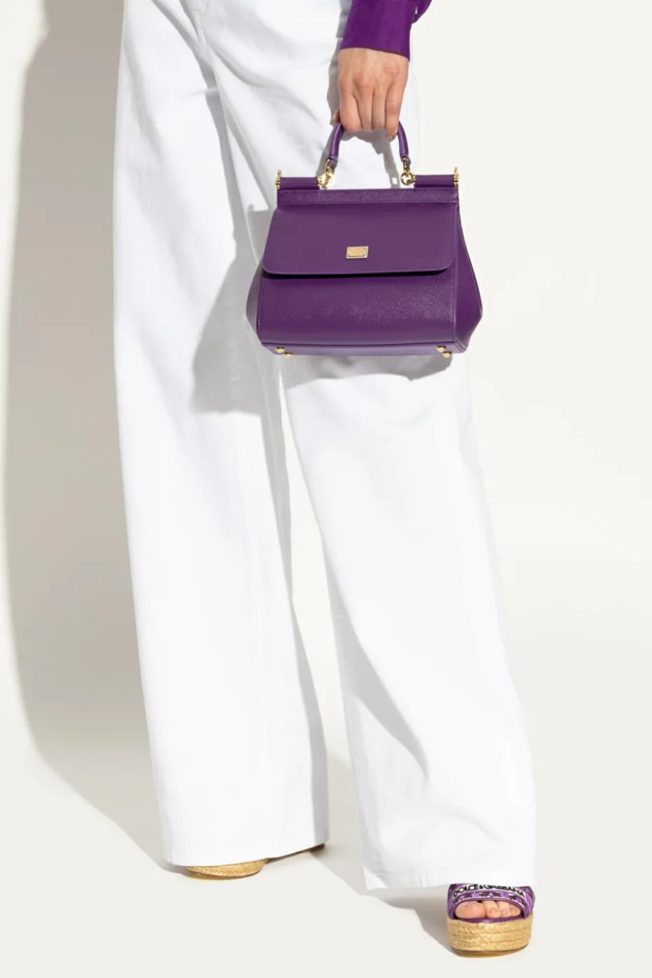 Dolce & Gabbana PURPLE Handbag "Sicily Medium"