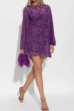 Dolce & Gabbana PURPLE Lace dress