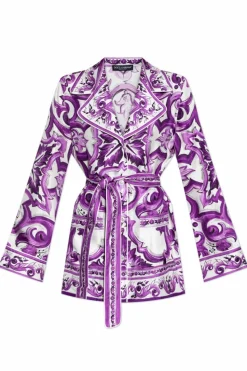 Dolce & Gabbana PURPLE Silk shirt