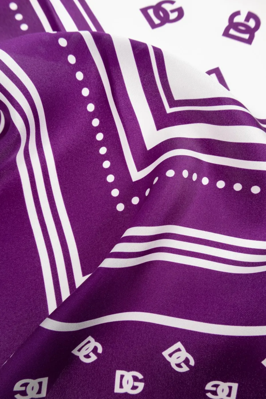 Dolce & Gabbana PURPLE Silk scarf