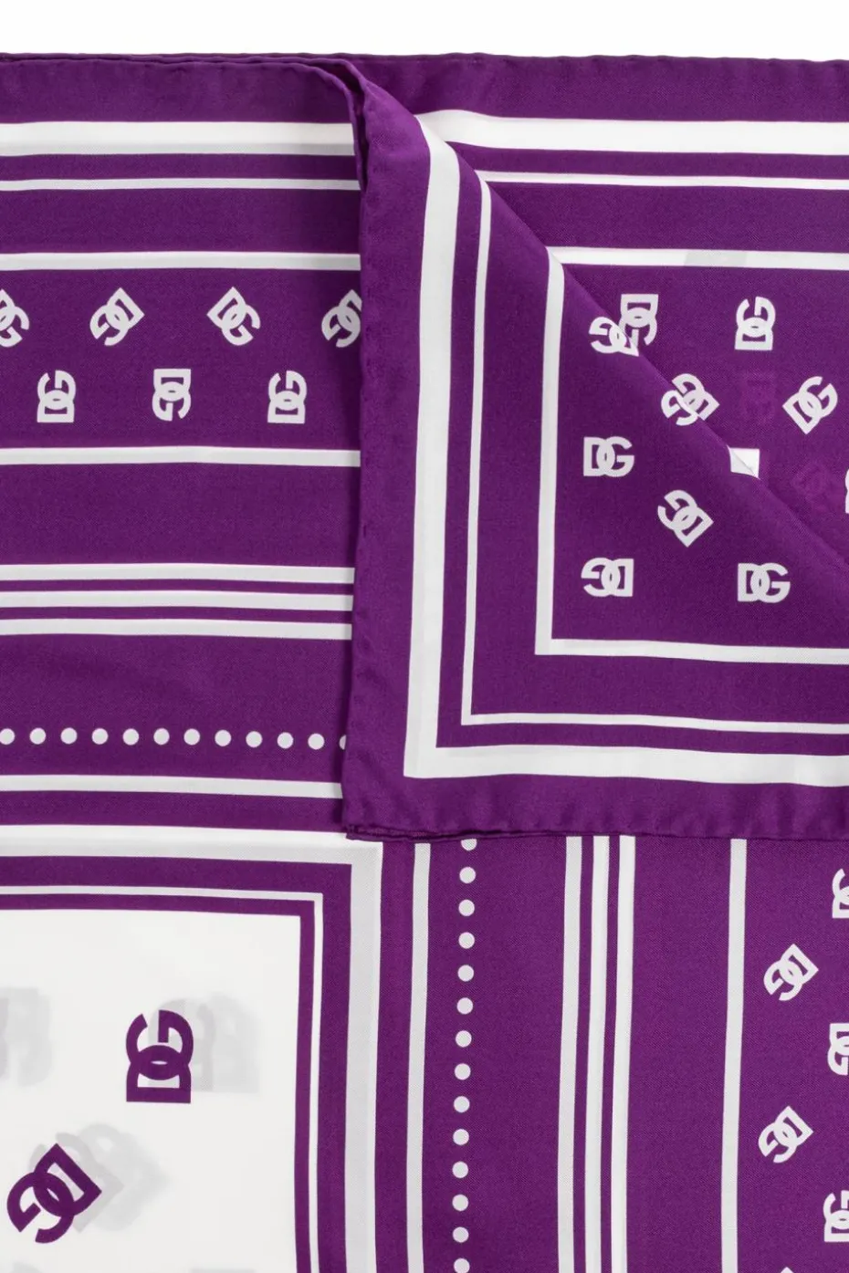 Dolce & Gabbana PURPLE Silk scarf