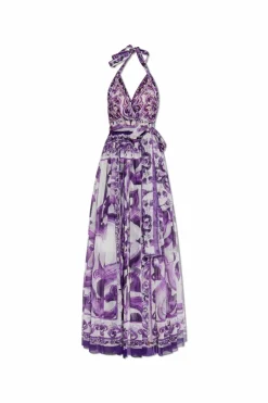 Dolce & Gabbana PURPLE Silk dress