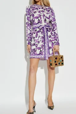 Dolce & Gabbana PURPLE Silk dress