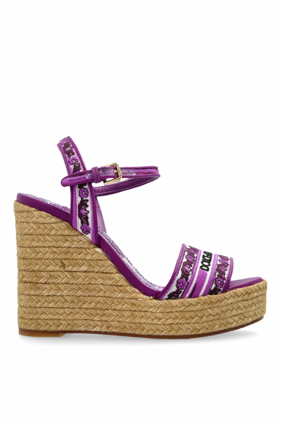 Dolce & Gabbana PURPLE Wedge sandals