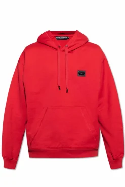 Dolce & Gabbana RED Hoodie with logo