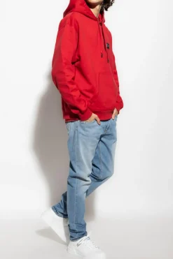 Dolce & Gabbana RED Hoodie with logo