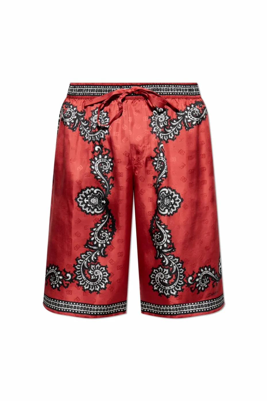 Dolce & Gabbana RED Silk shorts