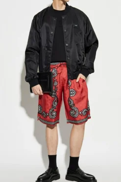 Dolce & Gabbana RED Silk shorts