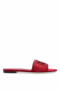 Dolce & Gabbana RED Slides with logo