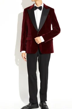 Dolce & Gabbana RED Velvet blazer