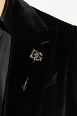 Dolce & Gabbana SILVER Brooch in the shape of a logo