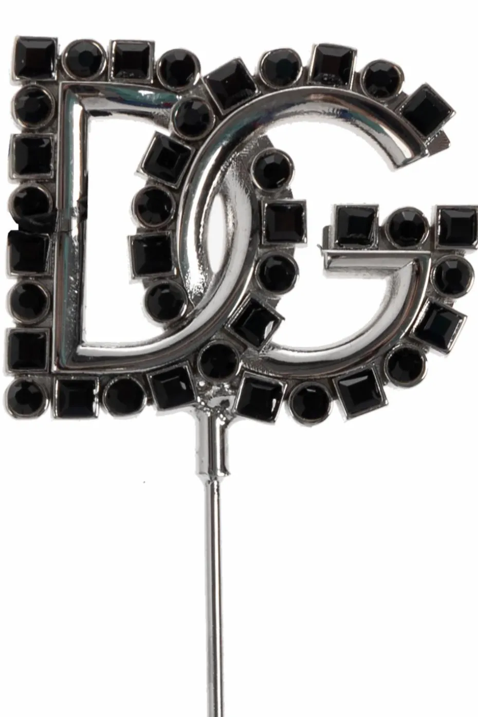 Dolce & Gabbana SILVER Brooch in the shape of a logo