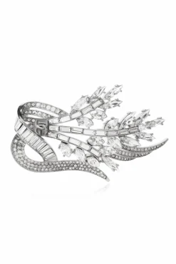 Dolce & Gabbana SILVER Brooch with a botanical motif