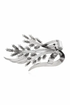 Dolce & Gabbana SILVER Brooch with a botanical motif