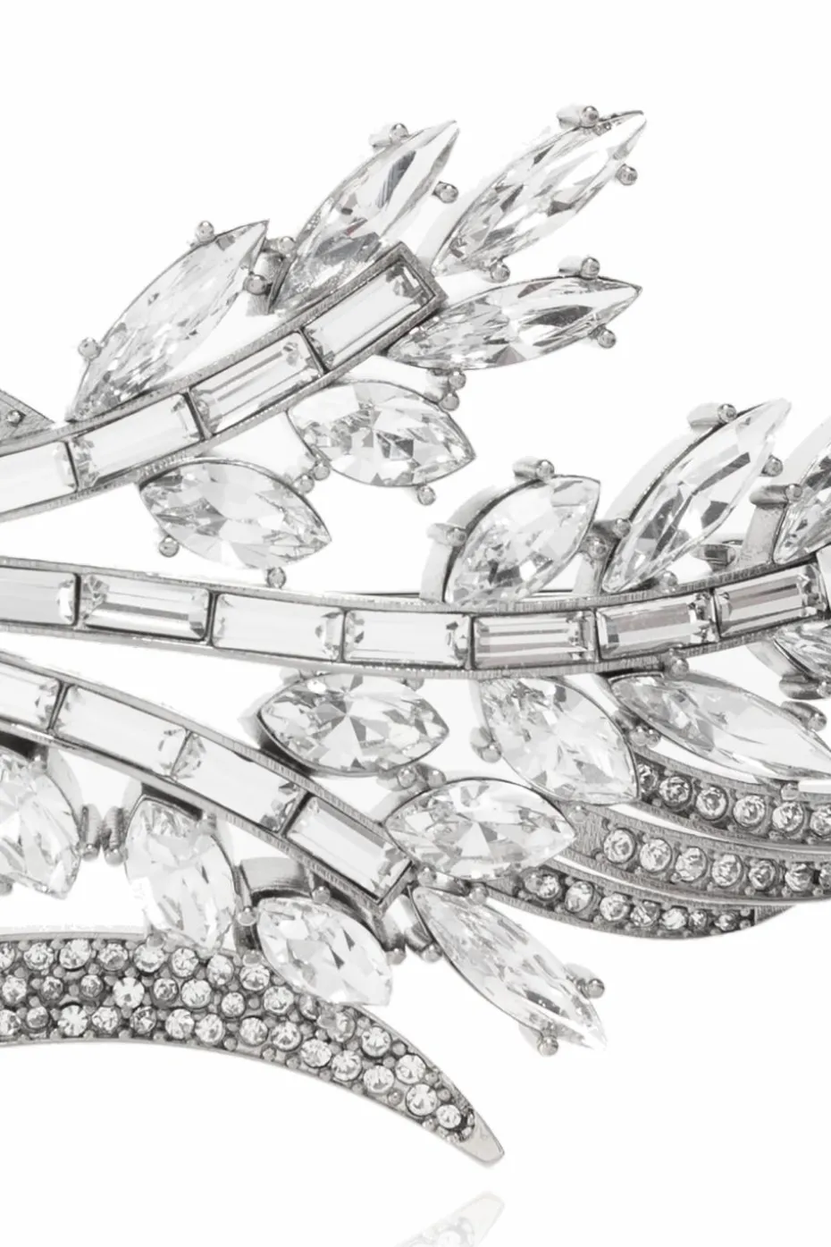 Dolce & Gabbana SILVER Brooch with a botanical motif