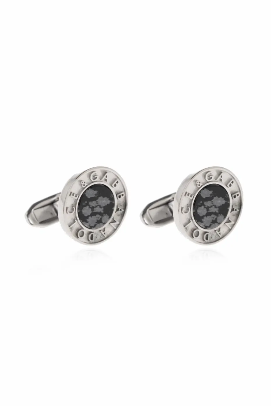 Dolce & Gabbana SILVER Cufflinks with logo