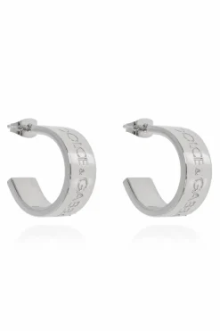 Dolce & Gabbana SILVER Earrings with logo
