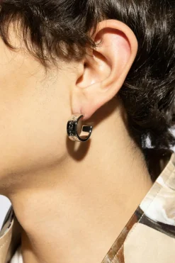 Dolce & Gabbana SILVER Earrings with logo