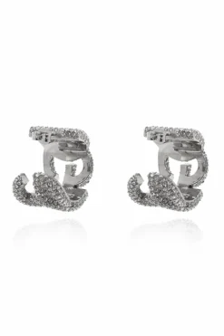 Dolce & Gabbana SILVER Earrings with logo