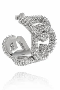 Dolce & Gabbana SILVER Earrings with logo
