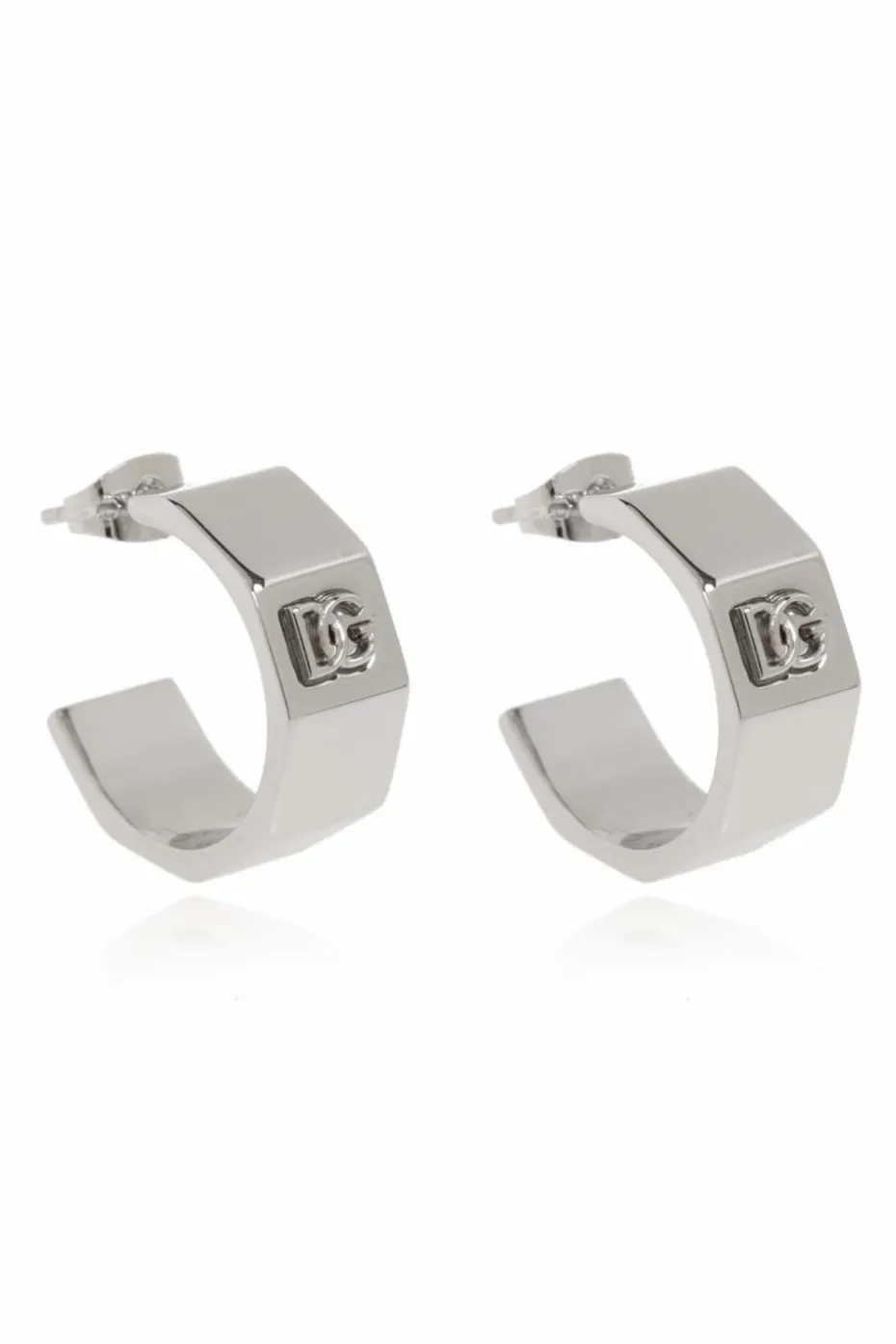 Dolce & Gabbana SILVER Earrings with logo
