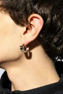 Dolce & Gabbana SILVER Earrings with logo