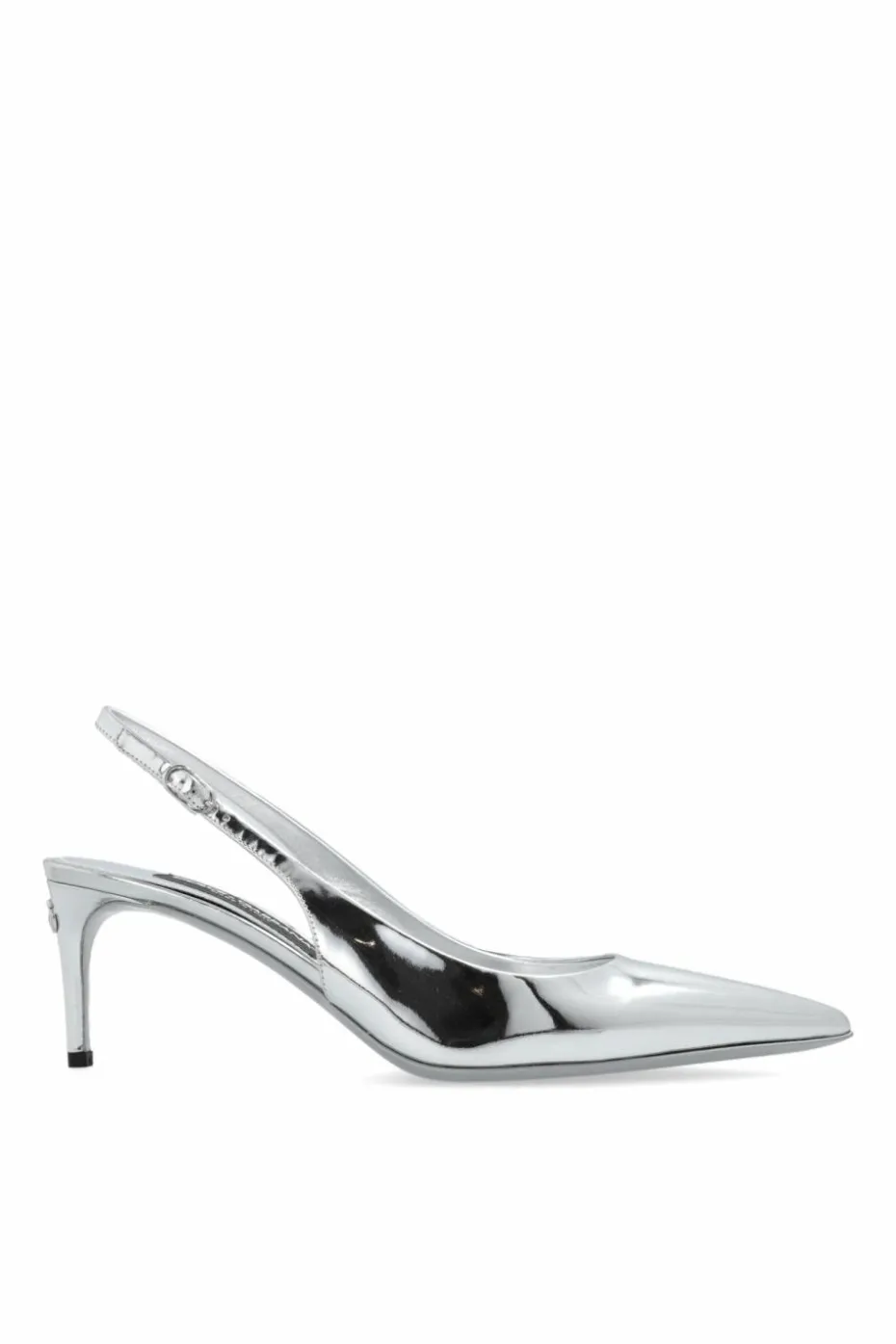 Dolce & Gabbana SILVER Leather high heel shoes