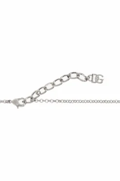 Dolce & Gabbana SILVER Necklace with logo-shaped pendant
