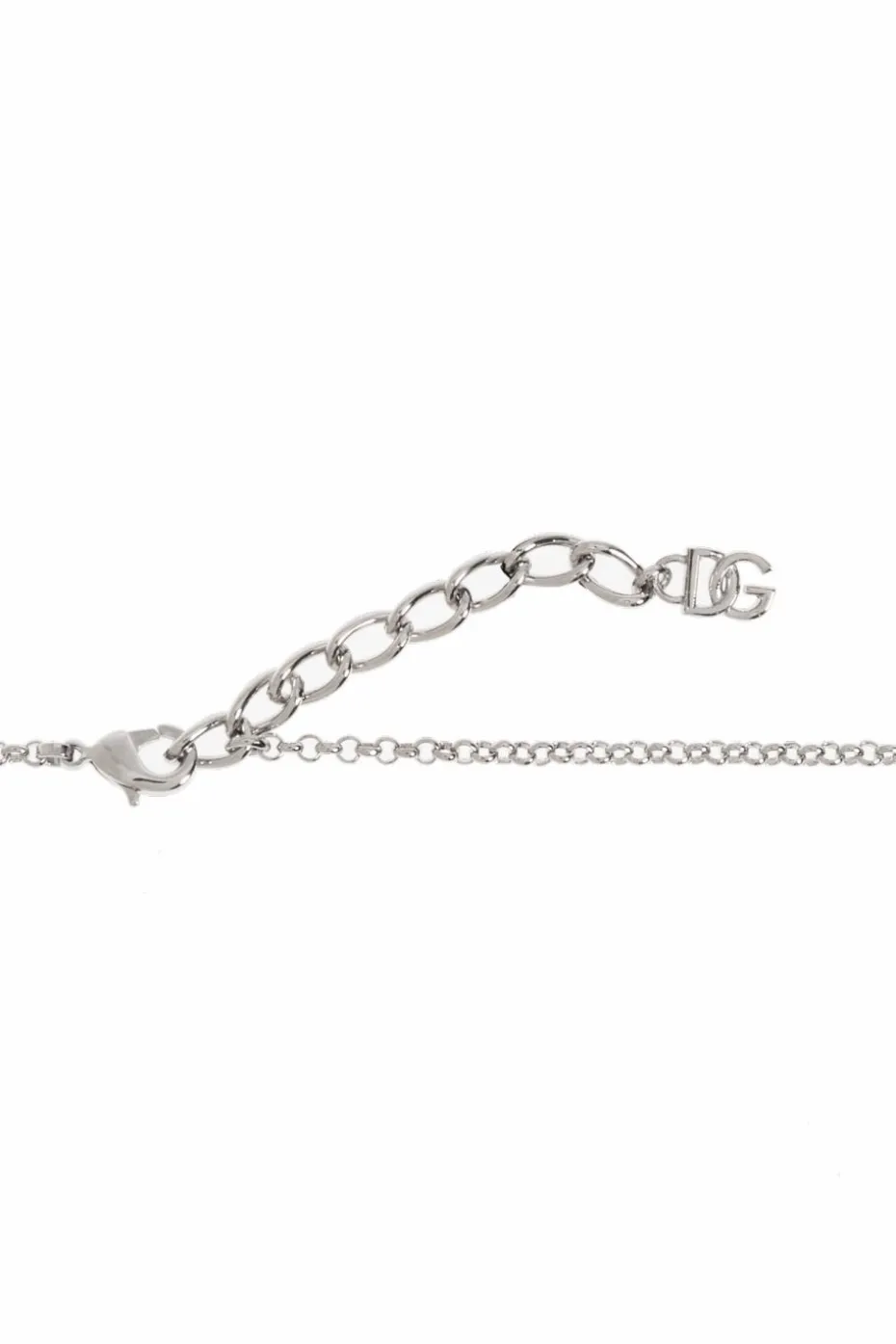 Dolce & Gabbana SILVER Necklace with logo-shaped pendant