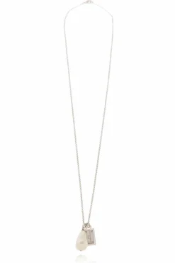 Dolce & Gabbana SILVER Necklace with charms