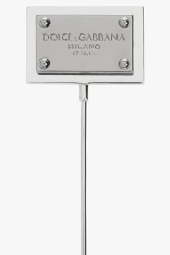 Dolce & Gabbana SILVER Pin with logo