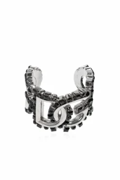 Dolce & Gabbana SILVER Ring in the shape of a logo