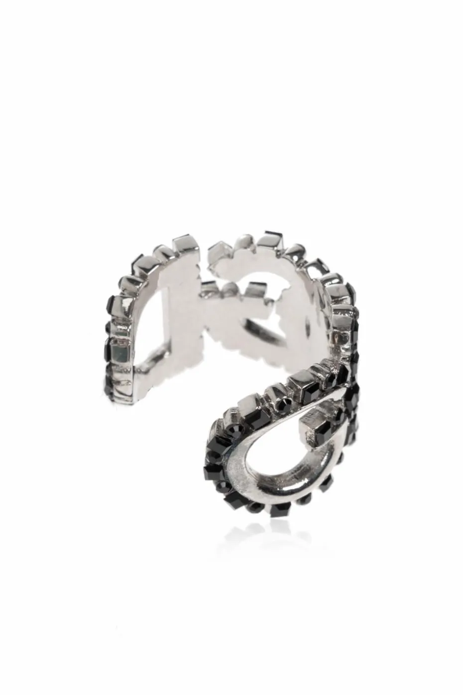 Dolce & Gabbana SILVER Ring in the shape of a logo