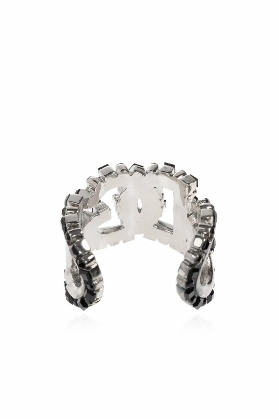 Dolce & Gabbana SILVER Ring in the shape of a logo