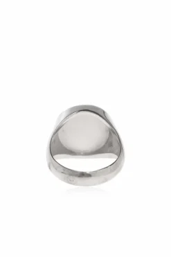 Dolce & Gabbana SILVER Signet ring with logo