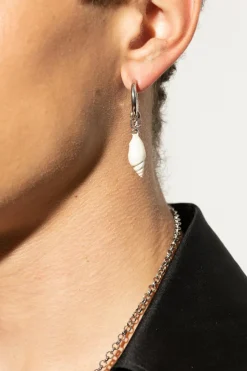 Dolce & Gabbana SILVER Single earring with pendant