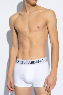 Dolce & Gabbana WHITE Boxers with logo