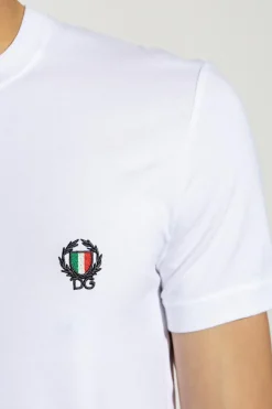Dolce & Gabbana WHITE Branded T-shirt