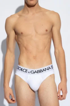 Dolce & Gabbana WHITE Briefs with logo
