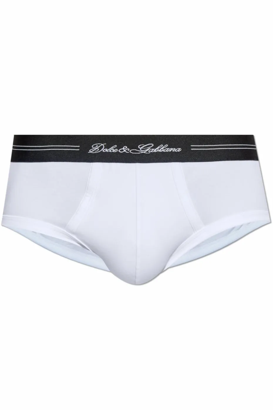 Dolce & Gabbana WHITE Cotton briefs with logo