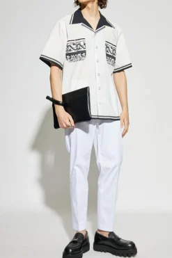 Dolce & Gabbana WHITE Cotton shirt with pocket