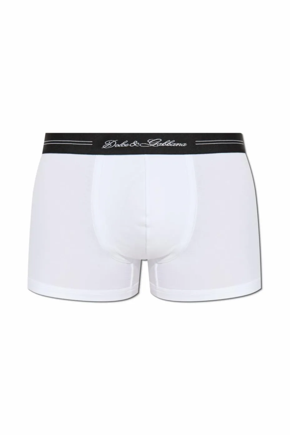 Dolce & Gabbana WHITE Cotton boxers with logo