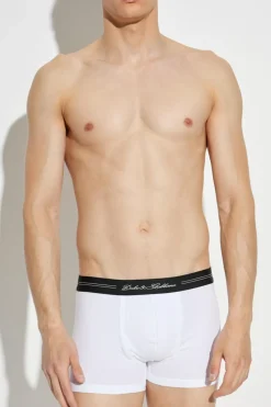 Dolce & Gabbana WHITE Cotton boxers with logo