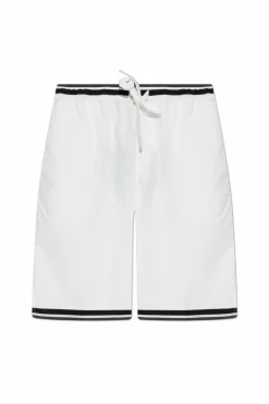 Dolce & Gabbana WHITE Cotton shorts with print