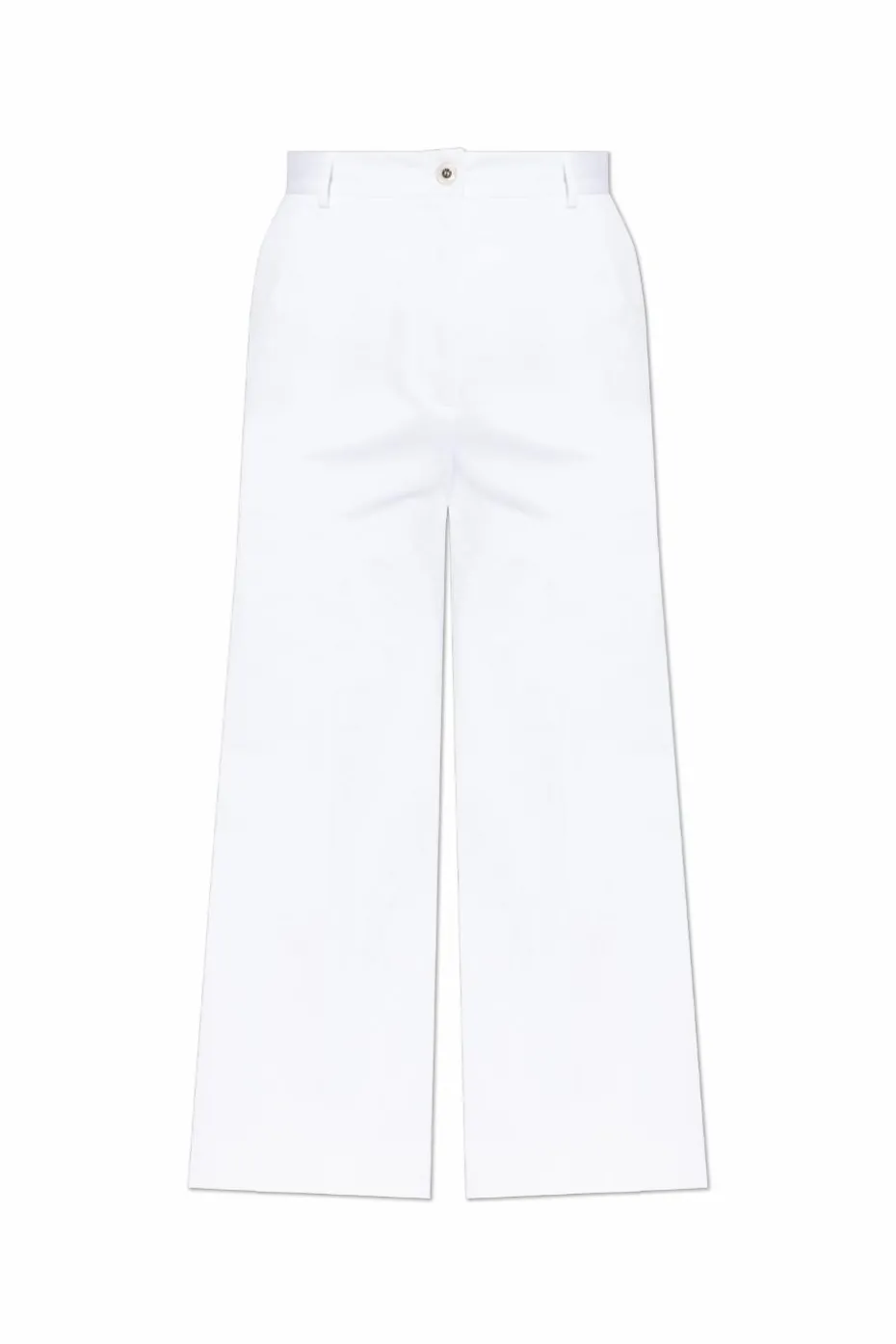 Dolce & Gabbana WHITE Creased trousers