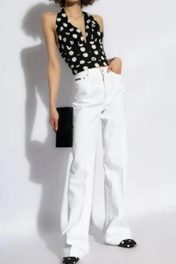 Dolce & Gabbana WHITE Jeans with flared legs